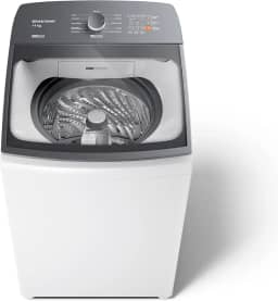 Máquina de Lavar Branca 14kg Brastemp com Smart Sensor e Lavagem Rápida - BWJ14AB