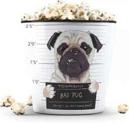 Balde de Pipoca 3,5 Litros Pets - Bad Pug
