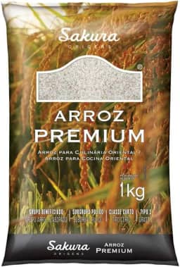 Arroz Japonês Koshihikari Premium Sakura 1Kg