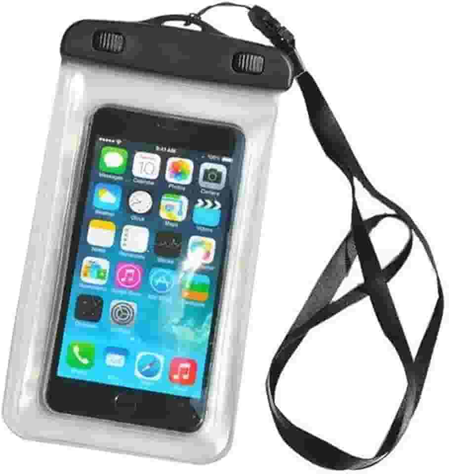 Geral Case À Prova D'agua para Celular - Smartphone - Universal - Compatível com Celulares Grandes - Touch Screen Funciona Perfeitamente - Transparência 100% Nítida - Profundidade Tolerante 4 Metros