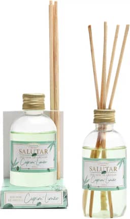 Aromatizador de Ambiente Capim-Limão 165 ml Difusor com 5 Varetas, Salutar