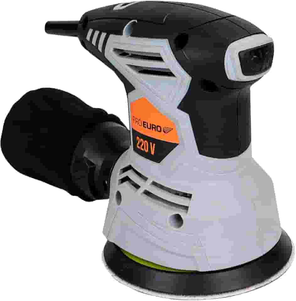 Lixadeira Roto Orbital Elétrica Profissional Para Acabamentos 400W 220V 125mm Ergonômica Com Coletor de Pó - Pró Euro
