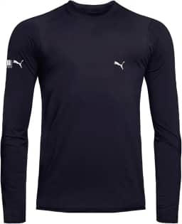 Camiseta Térmica Puma Manga Longa Segunda Pele Masculina Academia Proteção UV 50+ Fio LYCRA®