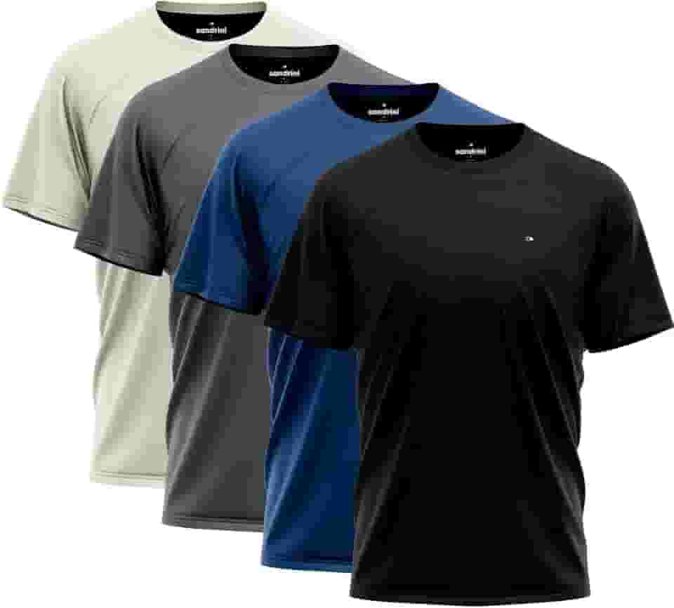 Kit 4 Camisas Dry-fit Sandrini Masculina Academia Treino Uv