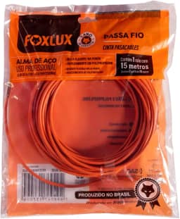Foxlux Passa Fio Com Alma De Aço 15 Metros