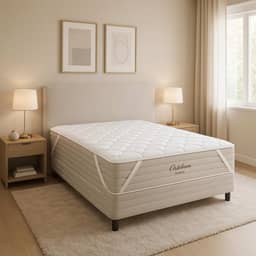 Protetor Colchão Pillow Top100% Algodão Capa Lavável Ortobom (Casal)