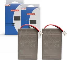 Kit 2 Baterias LIP1522 Recarregáveis Plug Grande 4,5mm 1000mAh para Controle Ps4 Playstation