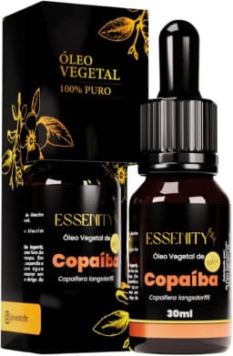 Óleo Vegetal de Copaíba, 100% Puro, Natural & Prensado a Frio – Anti‑inflamatório, Cicatrizante, Pele, Cabelo e Unhas 30 ml – ESSENITY