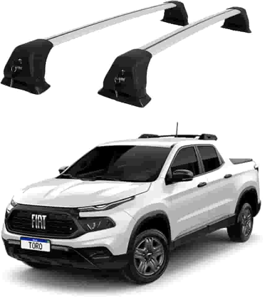 Rack De Teto Modelo Emilia Toro Sem Longarinas (Prata)