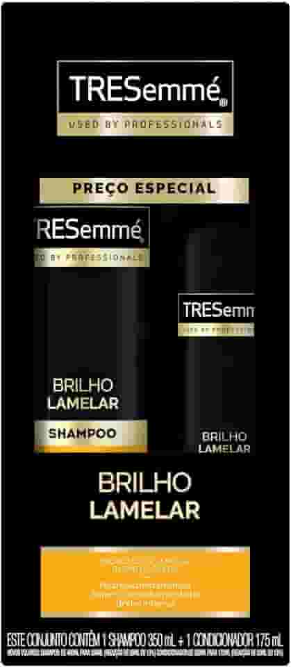 TRESemmé Kit Shampoo 350Ml + Condicionador 175Ml Brilho Lamelar