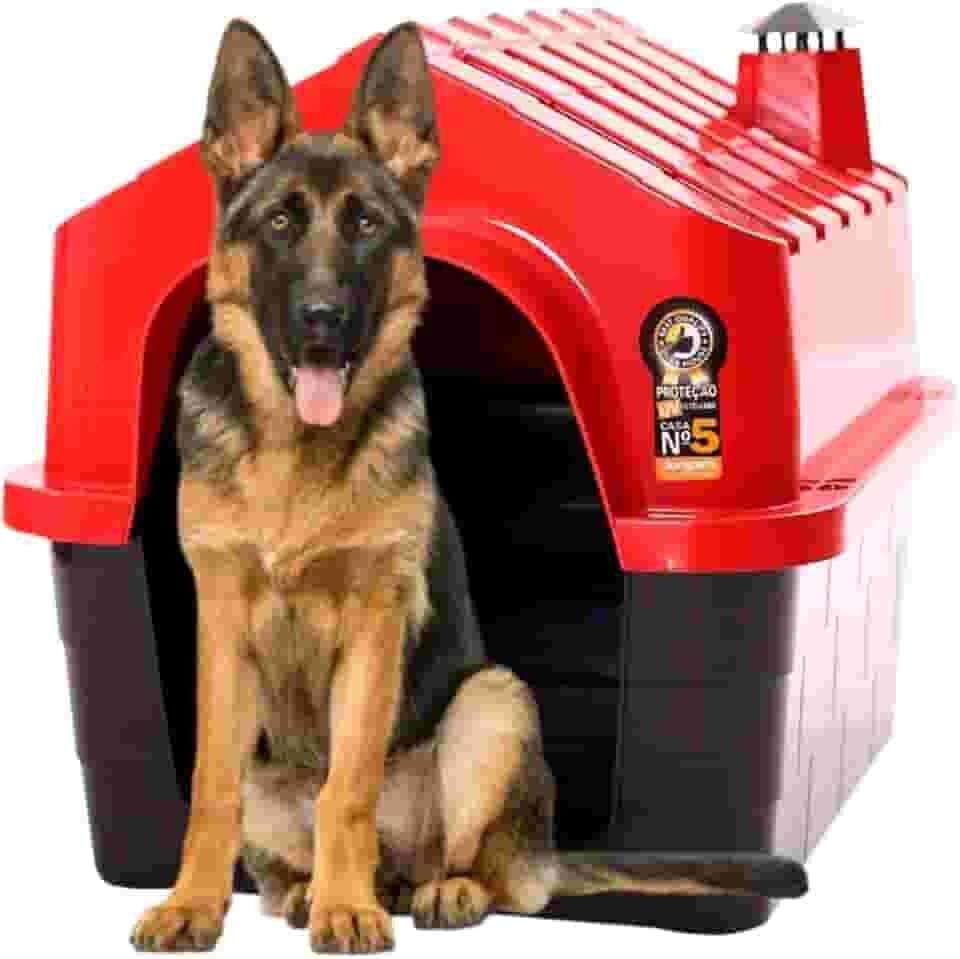 Dura Pet Casa de Cachorro DuraHouse N.5 Vermelha, Vermelho