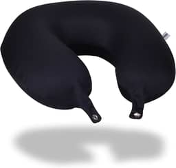 Travesseiro de pescoço para viagem Nasa Voyage Dry Preto - Linha Oficial dos Aeroportos - Nap