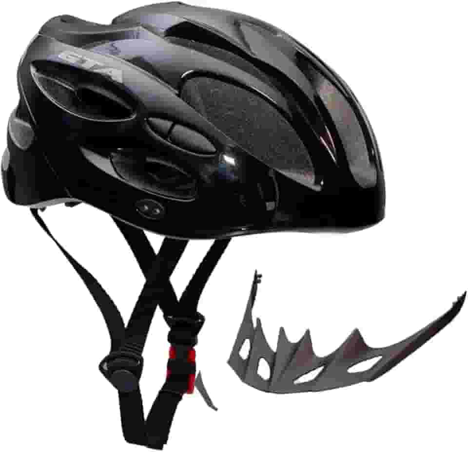 Capacete Bike Pisca Led Ciclismo Mtb Leve Preto Original Gta