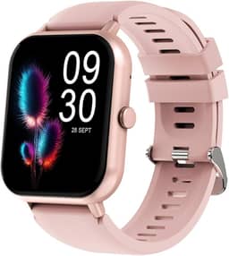 SmartWatch, relogio smartwatch feminino com 1.83" Ecrã tátil, à prova d'água IP68, Recebimento de Notificações, relogio smartwatch masculino com 100+ Modos Esportivos Faz e Recebe Ligações (Rosa)