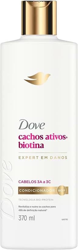 Dove Condicionador Cachos Ativos + Biotina 370ml