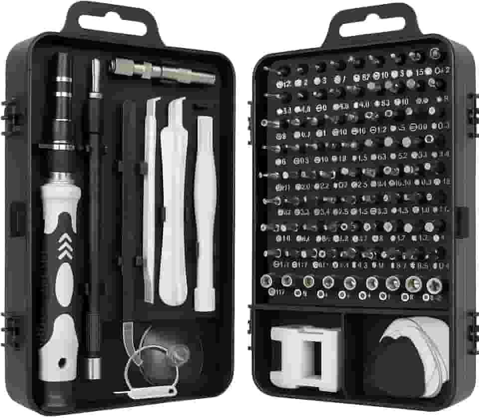 Kit de Ferramentas de Precisão 115 em 1 – Estojo Profissional Kit Reparo para Celular, Notebook, PC, Relógios e Eletrônicos | Storeasy