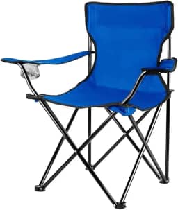Cadeira Camping e Pesca Dobrável Com Porta Copos e Bolsa 120kg