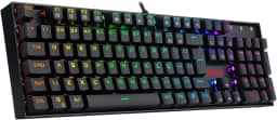 Teclado Gamer Redragon Mec Mitra Brown K551Rgb-1
