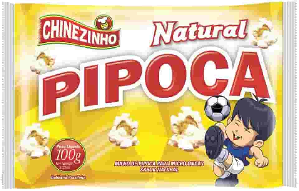 Chinezinho Pipoca Para Micro-Ondas Sabor Natural 100 Gramas