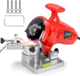 Afiador de Correntes, Afiador de Motosserra, Corrente Motosserra, 110V, PotêNcia 220W, Pode Ser Ajustado Em âNgulo de 0-35°