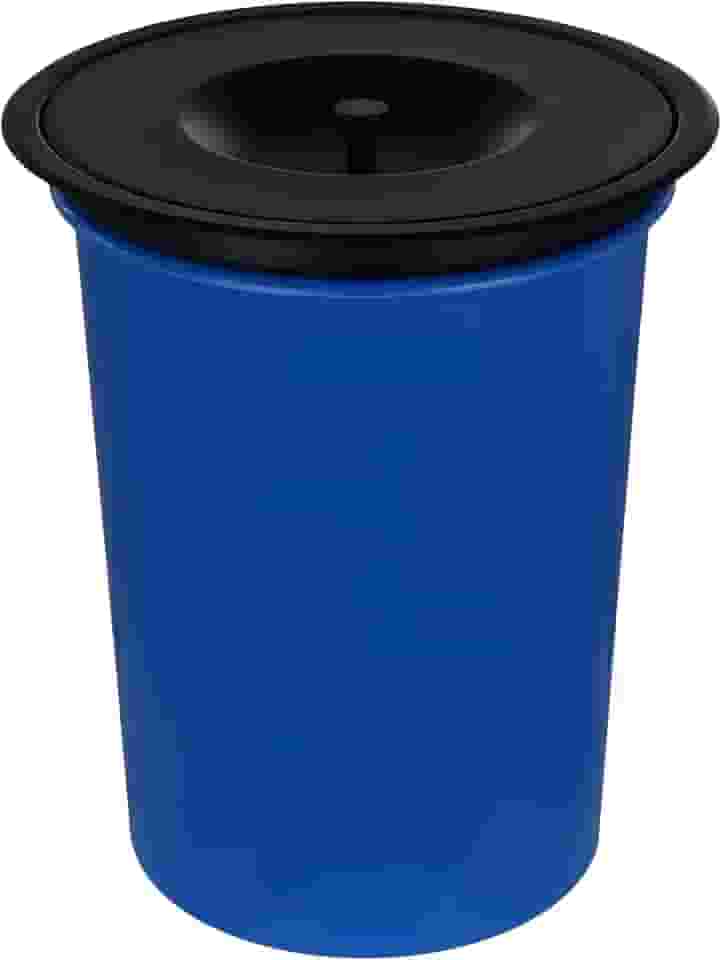 Lixeira De Embutir Pia Bancada 5 Litros Aço Inox Preta Black