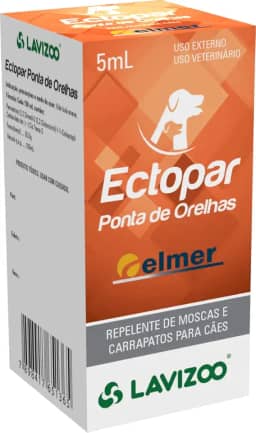 Repelente Lavizoo Ectopar Ponta de Orelha para Cães - 5ml