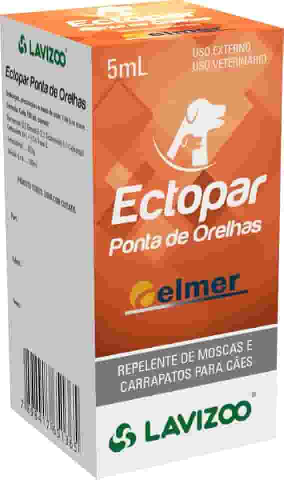 Repelente Lavizoo Ectopar Ponta de Orelha para Cães - 5ml