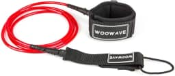 WOOWAVE Coleira de prancha de surf premium corda de perna de SUP reta 6/7/8/2,7 m para todos os tipos de pranchas de surfe