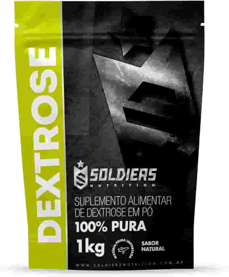 Dextrose 1Kg - 100% Puro Importado - Soldiers Nutrition