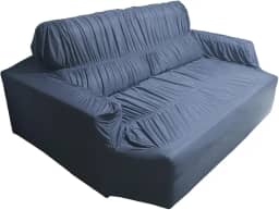 Capa de Sofá Retrátil Elasticada Tamanho King 2 Lugares 1,70m x 1,10m (Chumbo)