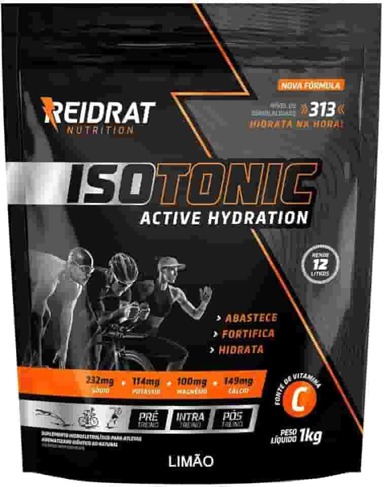 Reidrat Isotonic Active Hydration - 1000G Refil Limão -