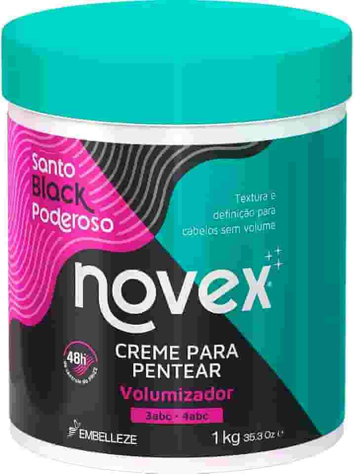 Creme para Pentear Volumizador Novex Santo Black Poderoso 1kg