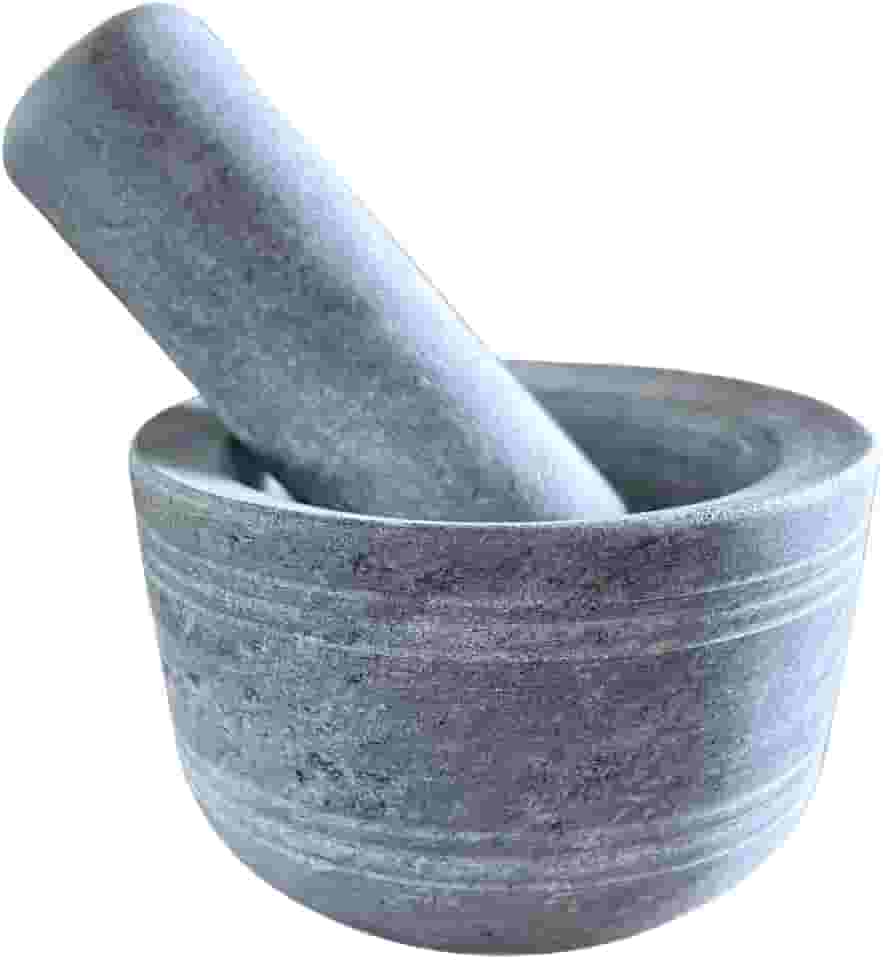 Pilão De Pedra Sabão Resistente Cumbuca Modelado