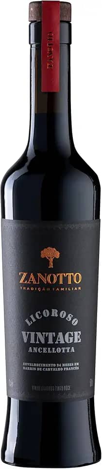 VINHO TINTO LICOROSO DOCE ZANOTTO 500 ML