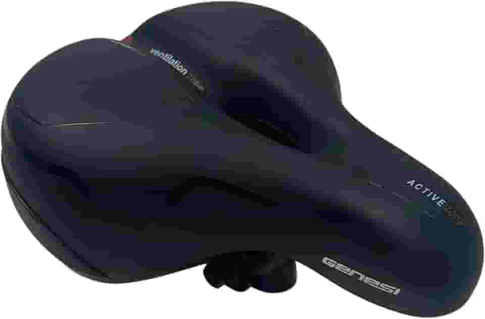 Selim Banco GENESI Largo Grande Confort Com Gel 2 Molas Bike