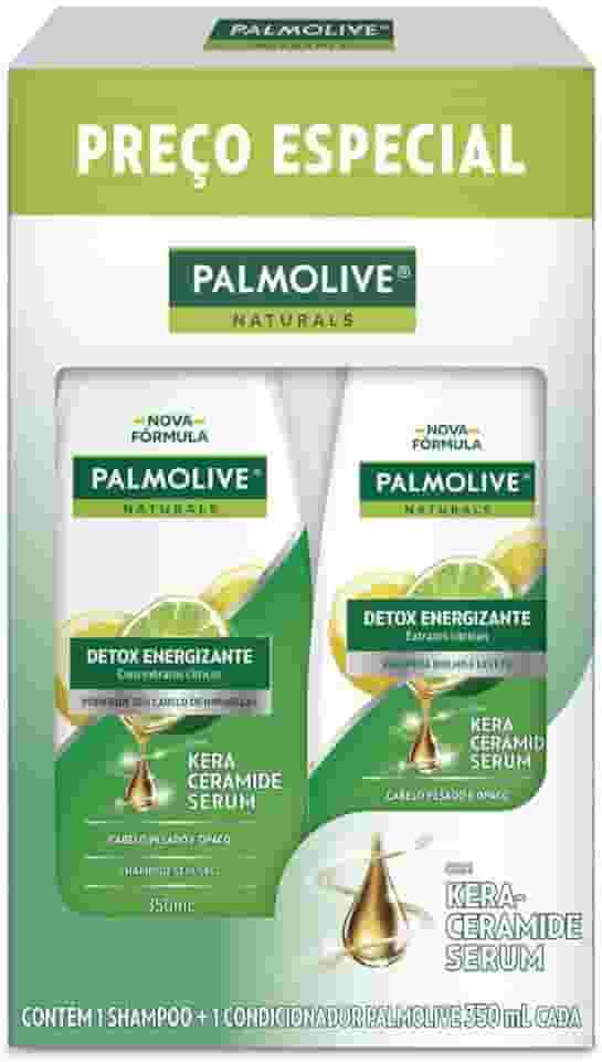 Kit Shampoo+Condicionador Palmolive 350Ml Detox, PALMOLIVE