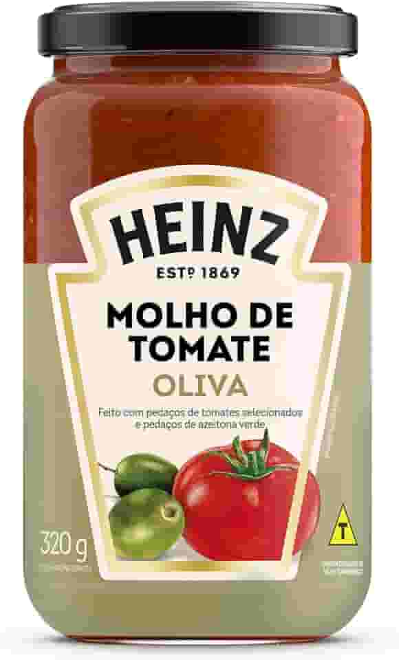 Heinz Molho de Tomate Rústico Oliva em vidro, 320G