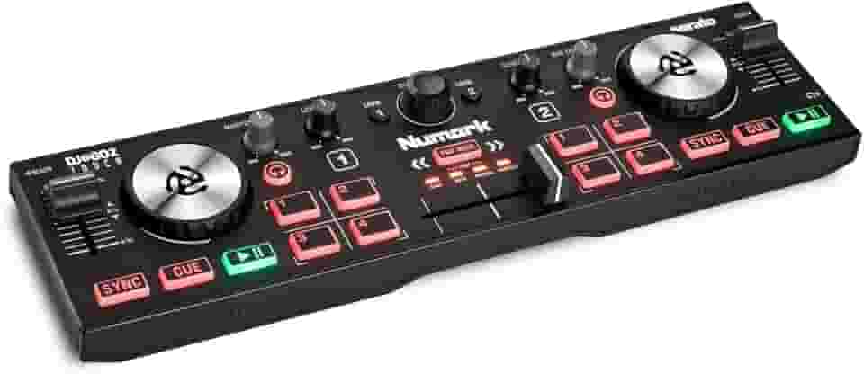 Controlador Numark DJ2GO2 Touch, preto