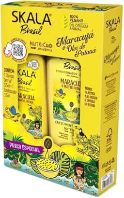 Kit Shampoo + Condicionador Maracujá e Patauá, 700 Ml, 2 Unidades, Skala