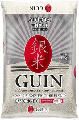 Arroz Oriental GUIN Grão Curto Tipo 1 - 1Kg