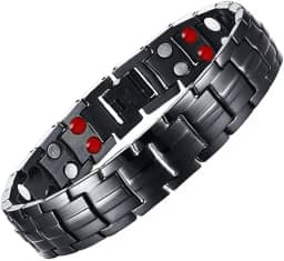 Pulseira Magnética Bioquantica Aço 316L Maior Resistência