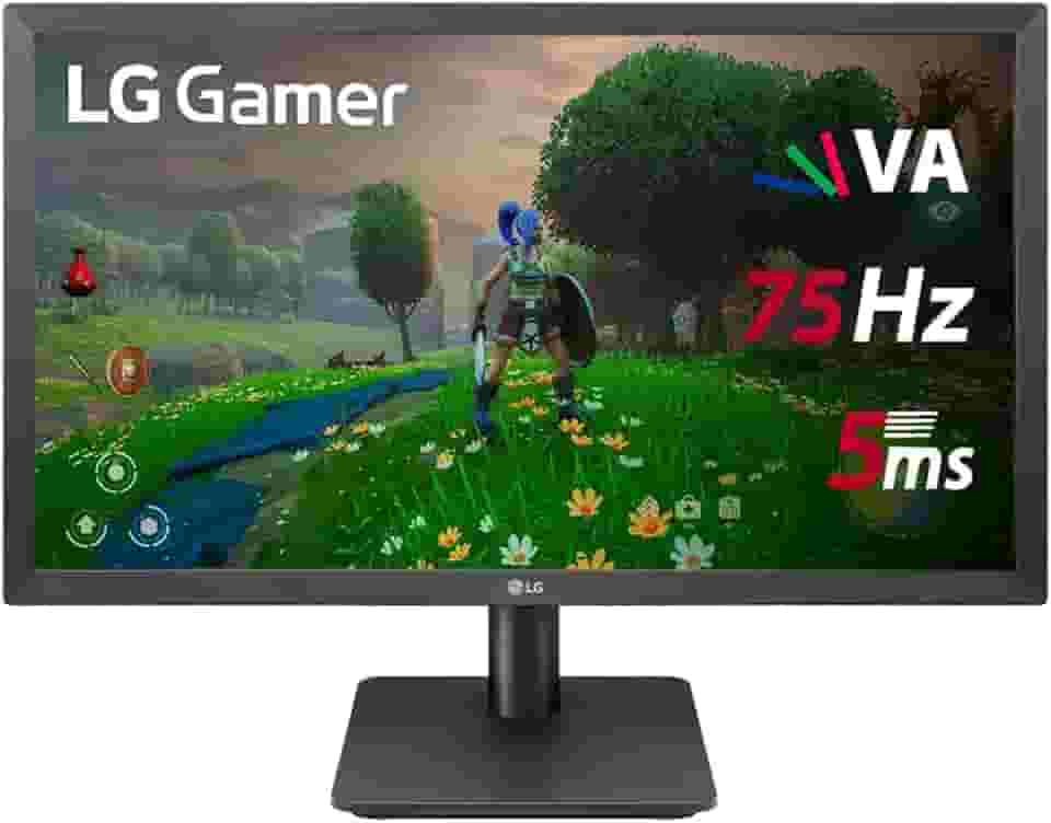 Monitor Gamer LG 21,5'' VA FHD 75Hz 5ms HDMI FreeSync Inclinação Bivolt Preto 22MP410-B.AWZM