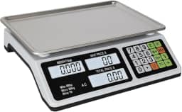 Balança Digital Eletrônica Profissional para Comércio com Display Duplo, Bivolt, Pesa até 40kg