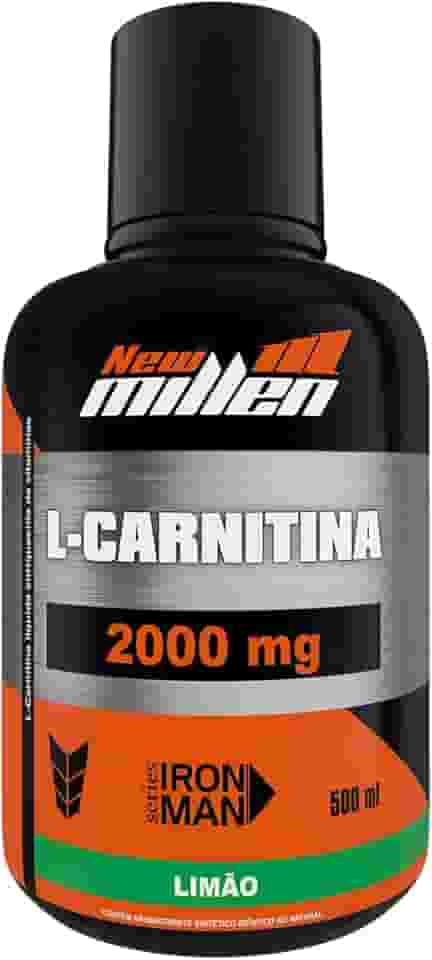 l - carnitina 2000 mg, New Millen, Limão frasco 500 ml
