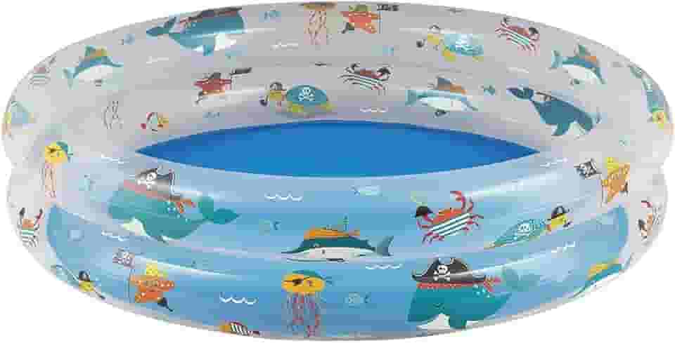 Mor - Banheira Estampada Fundo do Mar 90 Litros