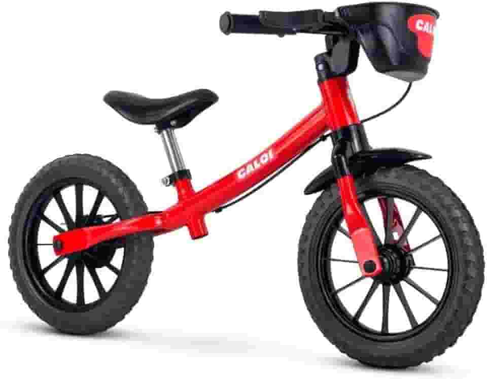 Caloi Bicicleta Infantil Balance Bike Vermelha