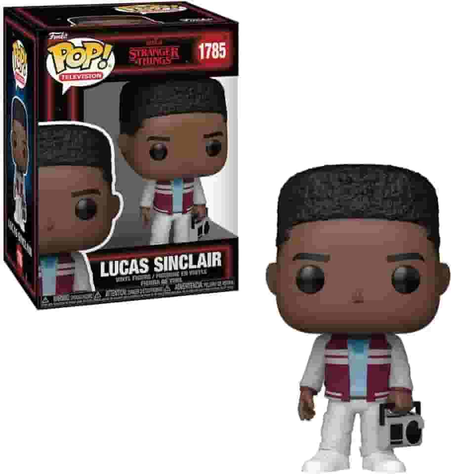 Candide, Boneco, Funko POP! Lucas com Caixa de Som, Stranger Things T5-10 cm