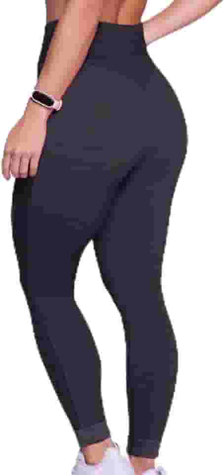 Calça Legging Academia Zero Transparência Poliamida Cós Alto Sem Costura Fitness Feminina Selene Adulto