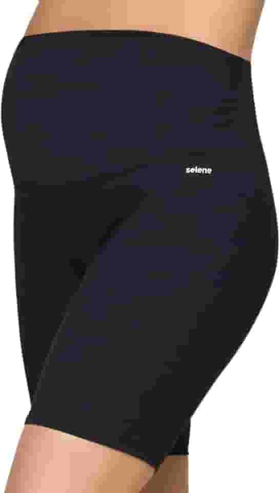 Bermuda Gestante Selene Cós Anatômico Confortável Maternidade Feminino Adulto