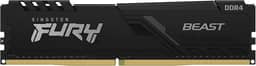 KF432C16BB/16 - Memória de 16GB DIMM DDR4 3200Mhz FURY Beast 1,35V 1Rx8 288 pinos para desktop/gamers, Preto